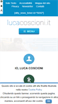 Mobile Screenshot of lucacoscioni.it